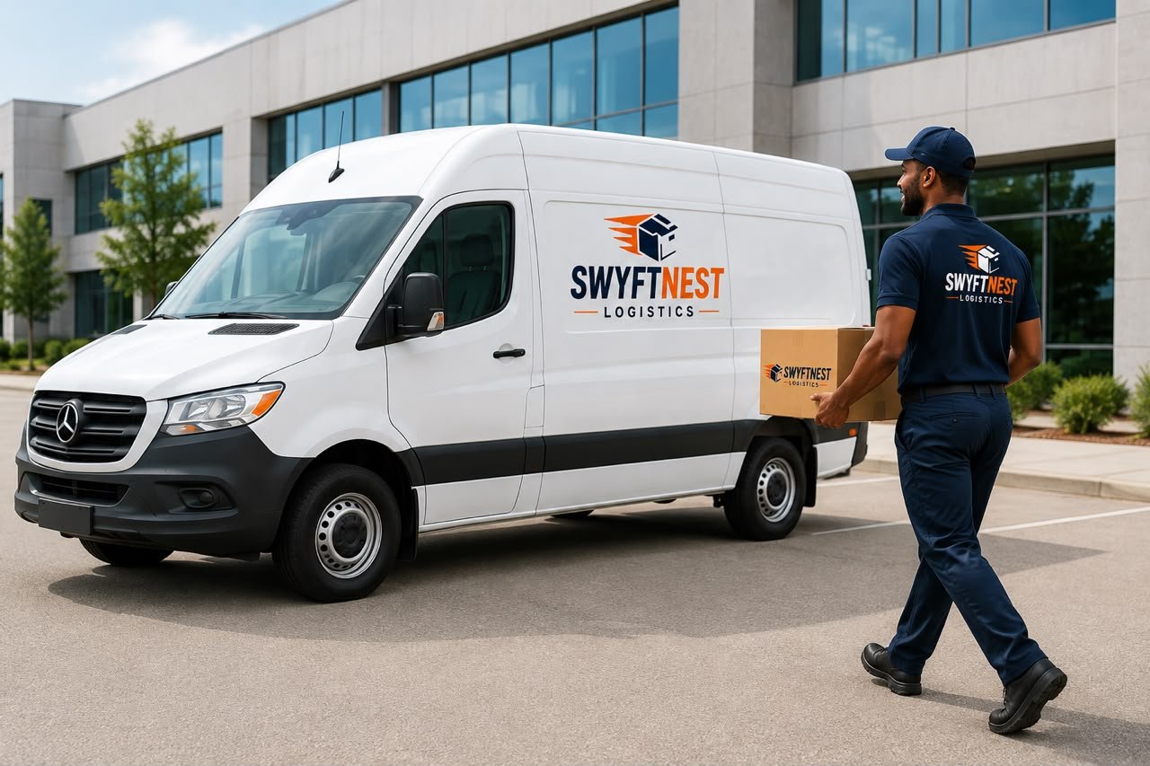 SwyftNest Logistics delivery professional